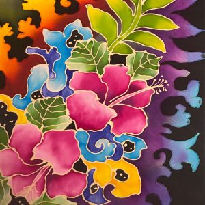 Batik Hand Drawn Painting