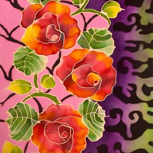 Batik Hand Drawn Painting