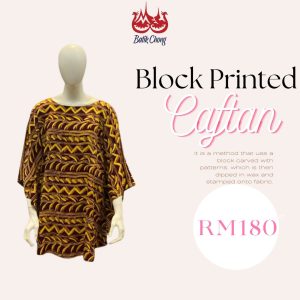 BLOCK PRINTED CAFTAN