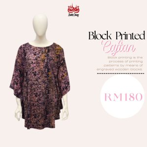 BLOCK PRINTED CAFTAN