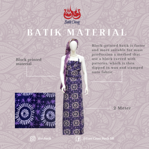 BLOCK PRINTED BATIK MATERIAL