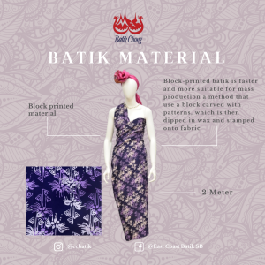 BLOCK PRINTED BATIK MATERIAL
