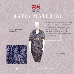 BLOCK PRINTED BATIK MATERIAL