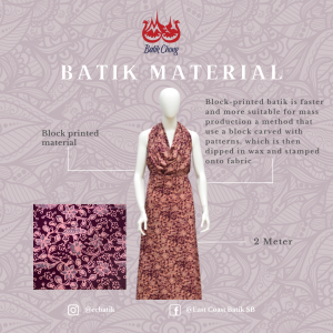 BLOCK PRINTED BATIK MATERIAL