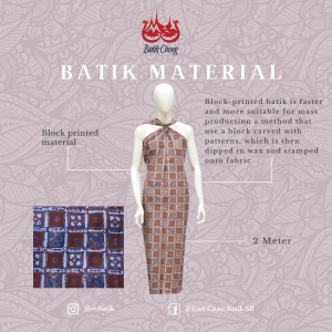 BLOCK PRINTED BATIK MATERIAL