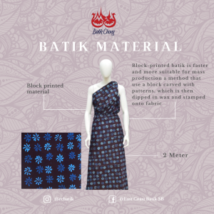 BLOCK PRINTED BATIK MATERIAL
