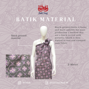 BLOCK PRINTED BATIK MATERIAL